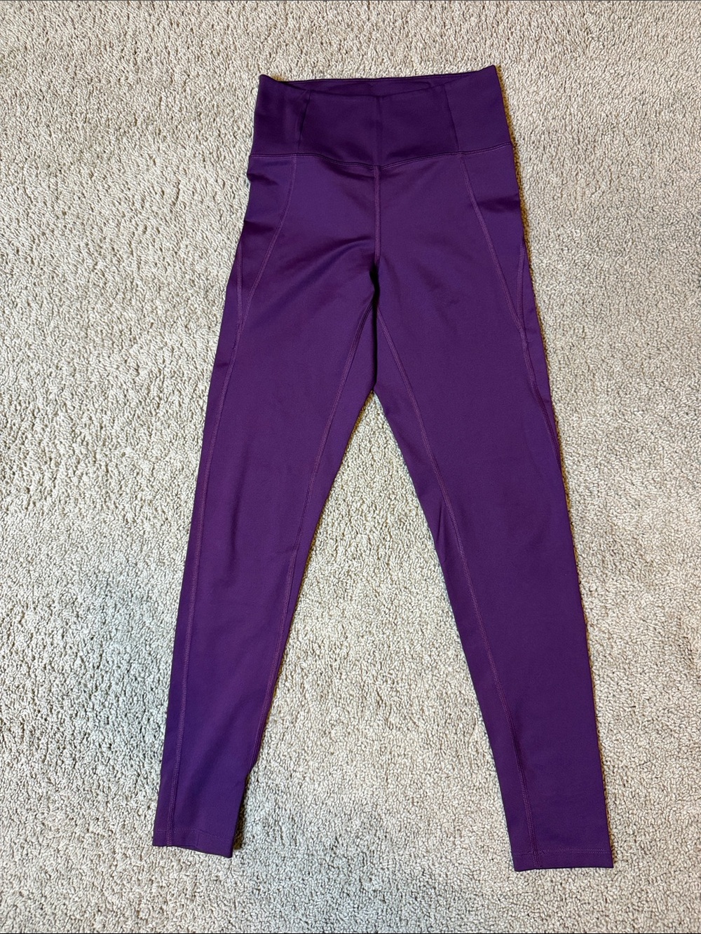 girlfriend collective | Deep Purple High-Waist Leggings | S